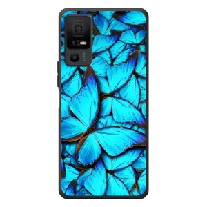 Силіконовий бампер з картинкою звірів для TCL 40 NxtPaper 5G (Крила метеликів)
