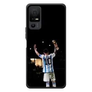Чехлы Лео Месси Аргентина для TCL 40 NxtPaper 5G (Лео Чемпион)