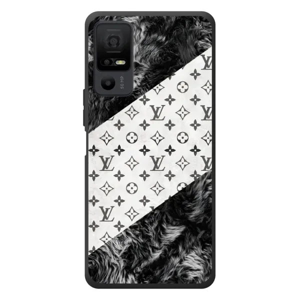 Чехол с рисунком «LV на белом» для TCL 40 NxtPaper 5G Чехол с рисунком «LV на белом» для TCL 40 NxtPaper 5G