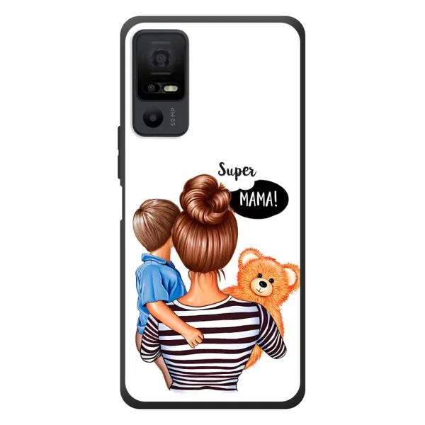 Чехол с рисунком «Мама и сын» для TCL 40 NxtPaper 5G Чехол с рисунком «Мама и сын» для TCL 40 NxtPaper 5G