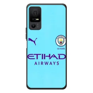 Силиконовые Чехлы принт Футбол на TCL 40 NxtPaper 5G (Man City)