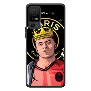 Чехол (TPU) с Футболистом на TCL 40 NxtPaper 5G (Mbappe King)
