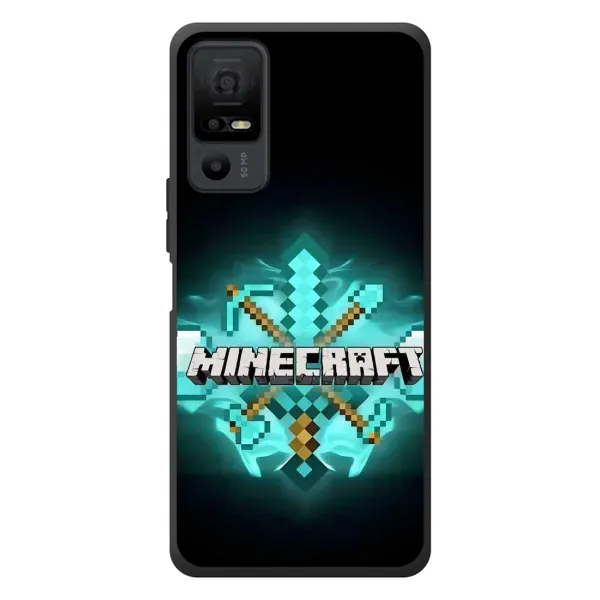 Чехол с рисунком «MineCraft 2» для TCL 40 NxtPaper 5G