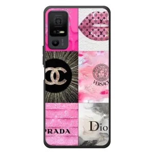 Чохол (Dior, Prada, YSL, Chanel) для TCL 40 NxtPaper 5G (Модніца)