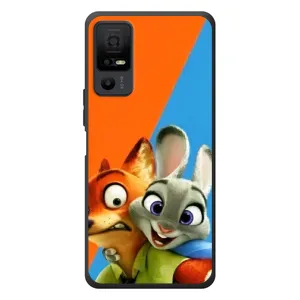 Чехлы ЗВЕРОПОЛИС для TCL 40 NxtPaper 5G (Ник и Хопс)