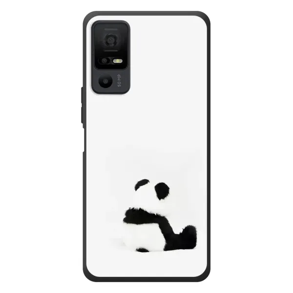 Чехол с рисунком «Панда обиделся» для TCL 40 NxtPaper 5G