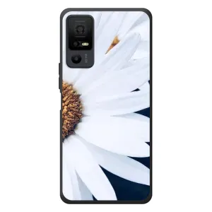 Чехол с ромашками на TCL 40 NxtPaper 5G (Пол ромашки)