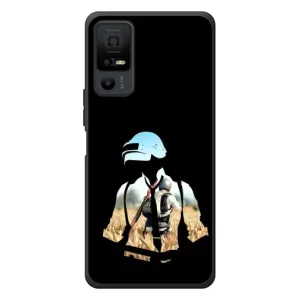 Силиконовый чехол с картинкой "Герой Pubg" на TCL 40 NxtPaper 5G (Пубг мен)