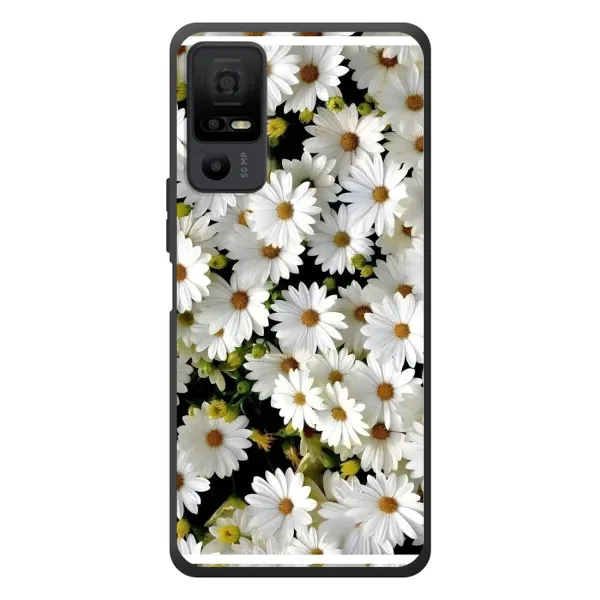 Чехол с рисунком «Рамка в ромашках» для TCL 40 NxtPaper 5G Чехол с рисунком «Рамка в ромашках» для TCL 40 NxtPaper 5G