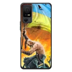 Чехол с картинкой (Патриотический КОЗАК) на TCL 40 NxtPaper 5G (Сильный Козак)