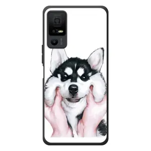 Бампер для TCL 40 NxtPaper 5G з картинкою "Песики" (Собака Хаскі)