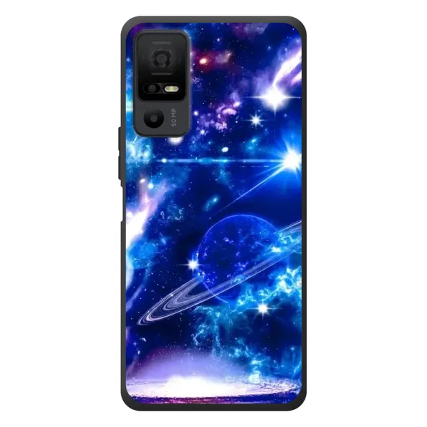 Чехол с рисунком «Яркий космос» для TCL 40 NxtPaper 5G