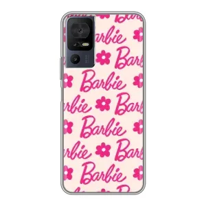 Силиконовый Чехол Барби Фильм на TCL 40 SE (Barbie)
