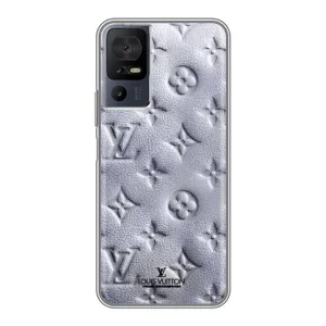 Текстурный Чехол Louis Vuitton для 40 СЕ (Белый ЛВ)
