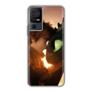 Чехол дракон Беззубик для TCL 40 SE (Беззубик и Иккинг)