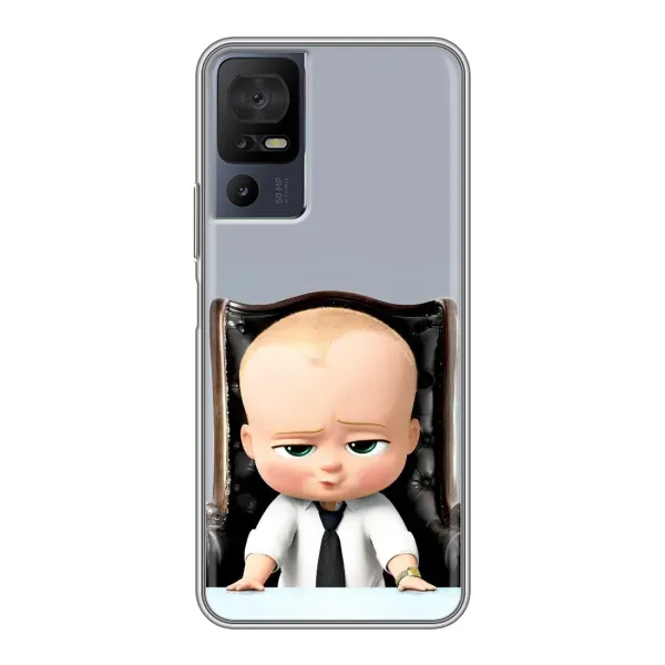 Чехол с рисунком «BOSS» для TCL 40 SE Чехол с рисунком «BOSS» для TCL 40 SE