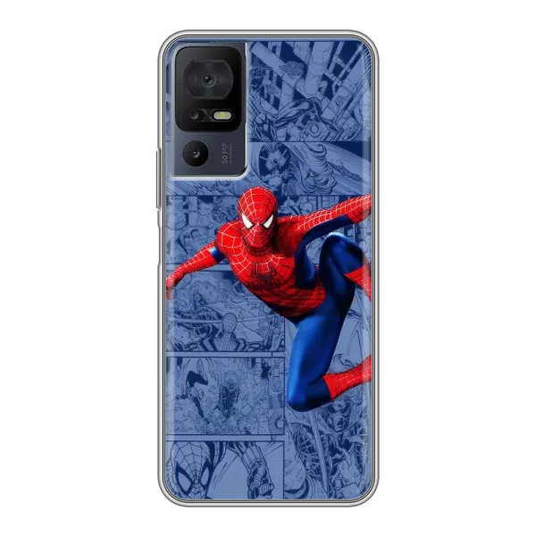 Чехол с рисунком «Человек Паук» для TCL 40 SE