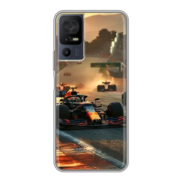 Чехол с рисунком «Чемпионат ф1» для TCL 40 SE Чехол с рисунком «Чемпионат ф1» для TCL 40 SE