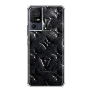 Текстурный Чехол Louis Vuitton для 40 СЕ (Черный ЛВ)