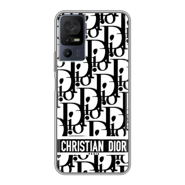 Чехол с рисунком «Christian Dior» для TCL 40 SE