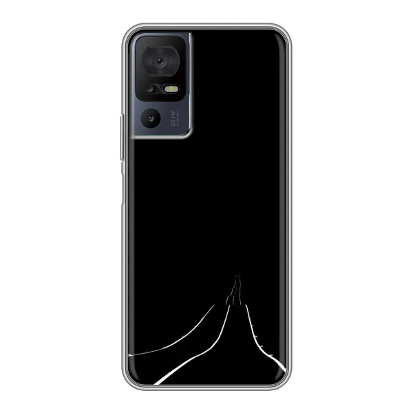 Чехол с рисунком «Дорога» для TCL 40 SE