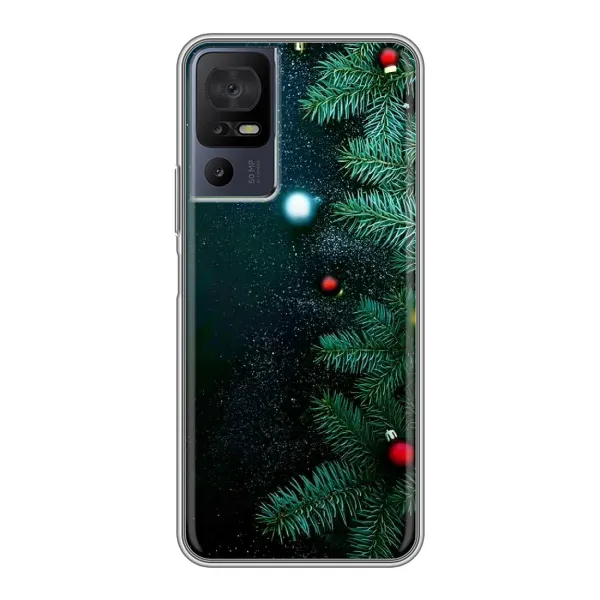 Чехол с рисунком «Елка» для TCL 40 SE Чехол с рисунком «Елка» для TCL 40 SE