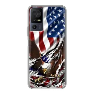 Чехол Флаг USA для TCL 40 SE (Флаг USA)