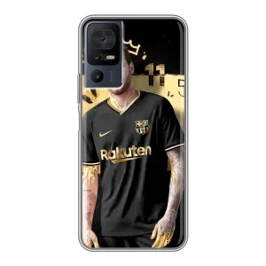 Силиконовый Чехол TCL 40 SE (Gold Neymar)