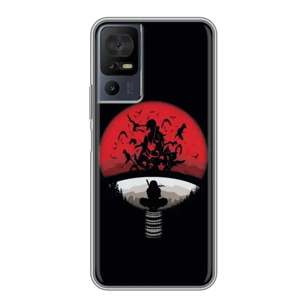 Чехол с рисунком «Итачи на черном» для TCL 40 SE Чехол с рисунком «Итачи на черном» для TCL 40 SE