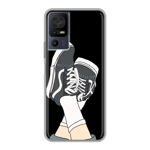 Чехол с рисунком «Кеды» для TCL 40 SE Чехол с рисунком «Кеды» для TCL 40 SE