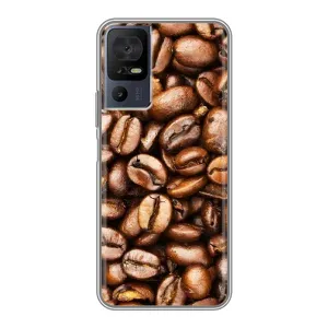 Чохол з зображенням смачної їжі для TCL 40 SE (Кава)