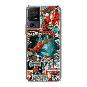 Чехол Супергерой Человека Паука на TCL 40 SE