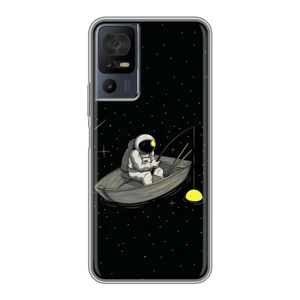 Чехол с рисунком «Космонавт на рыбалке» для TCL 40 SE Чехол с рисунком «Космонавт на рыбалке» для TCL 40 SE
