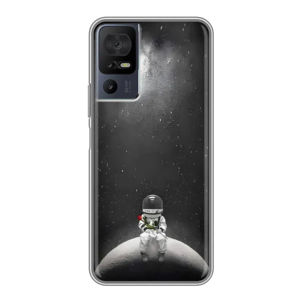 Чехол с рисунком «Космонавт романтик» для TCL 40 SE Чехол с рисунком «Космонавт романтик» для TCL 40 SE