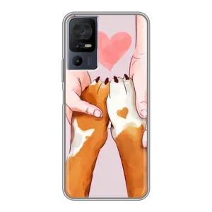 Чохол (ТПУ) Милі песики для TCL 40 SE (Любов до собак)
