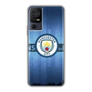 Силиконовые Чехлы принт Футбол на TCL 40 SE (ManCity)