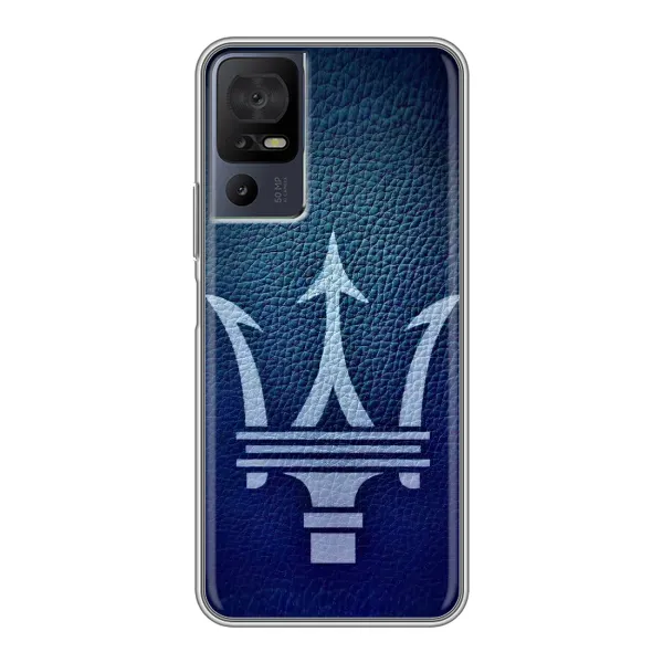 Чехол с рисунком «Лого Maserati» для TCL 40 SE