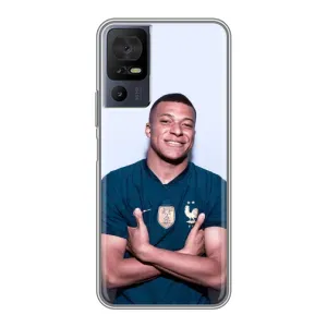 Чохол (TPU) з Футболістом на TCL 40 SE (Мбаппешичка)