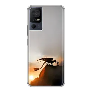Чехол дракон Беззубик для TCL 40 SE (Мультиик Беззубик)