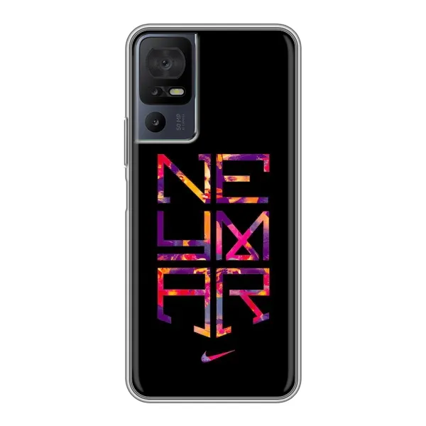 Чехол с рисунком «N E Y M A R» для TCL 40 SE Чехол с рисунком «N E Y M A R» для TCL 40 SE