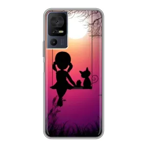 Дівчачий Чохол для TCL 40 SE (На гойдалці)