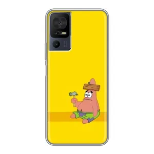 Чехлы с Патриком на TCL 40 SE (Ошибочка)
