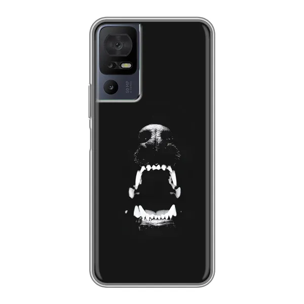 Чехол с рисунком «Пасть добермана» для TCL 40 SE
