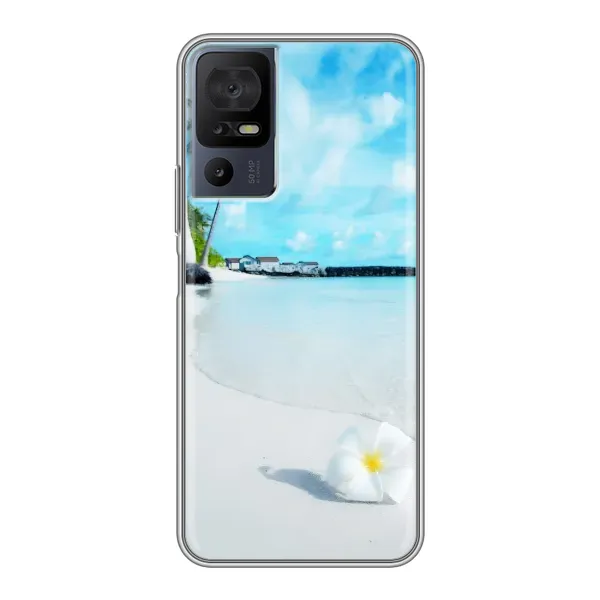 Чехол с рисунком «Пляж» для TCL 40 SE Чехол с рисунком «Пляж» для TCL 40 SE