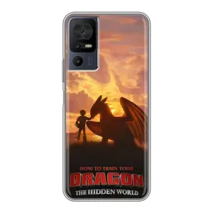 Чехол дракон Беззубик для TCL 40 SE (Постер Беззубика)