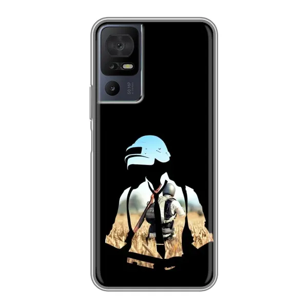 Чехол с рисунком «Пубг мен» для TCL 40 SE Чехол с рисунком «Пубг мен» для TCL 40 SE