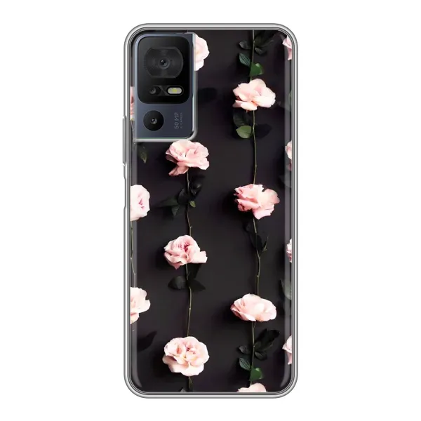 Чехол с рисунком «Розы» для TCL 40 SE Чехол с рисунком «Розы» для TCL 40 SE