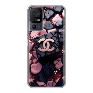 Чехол (Dior, Prada, YSL, Chanel) для TCL 40 SE (Шанель)