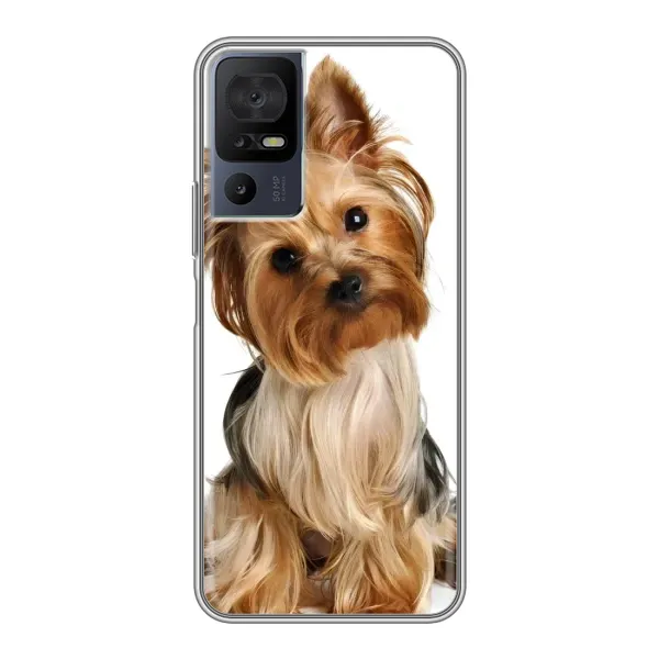 Чехол с рисунком «Собака Терьер» для TCL 40 SE