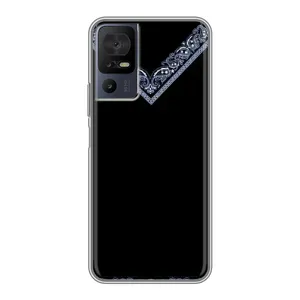 Силиконовый Чехол на TCL 40 SE (Воротник вышиванки)